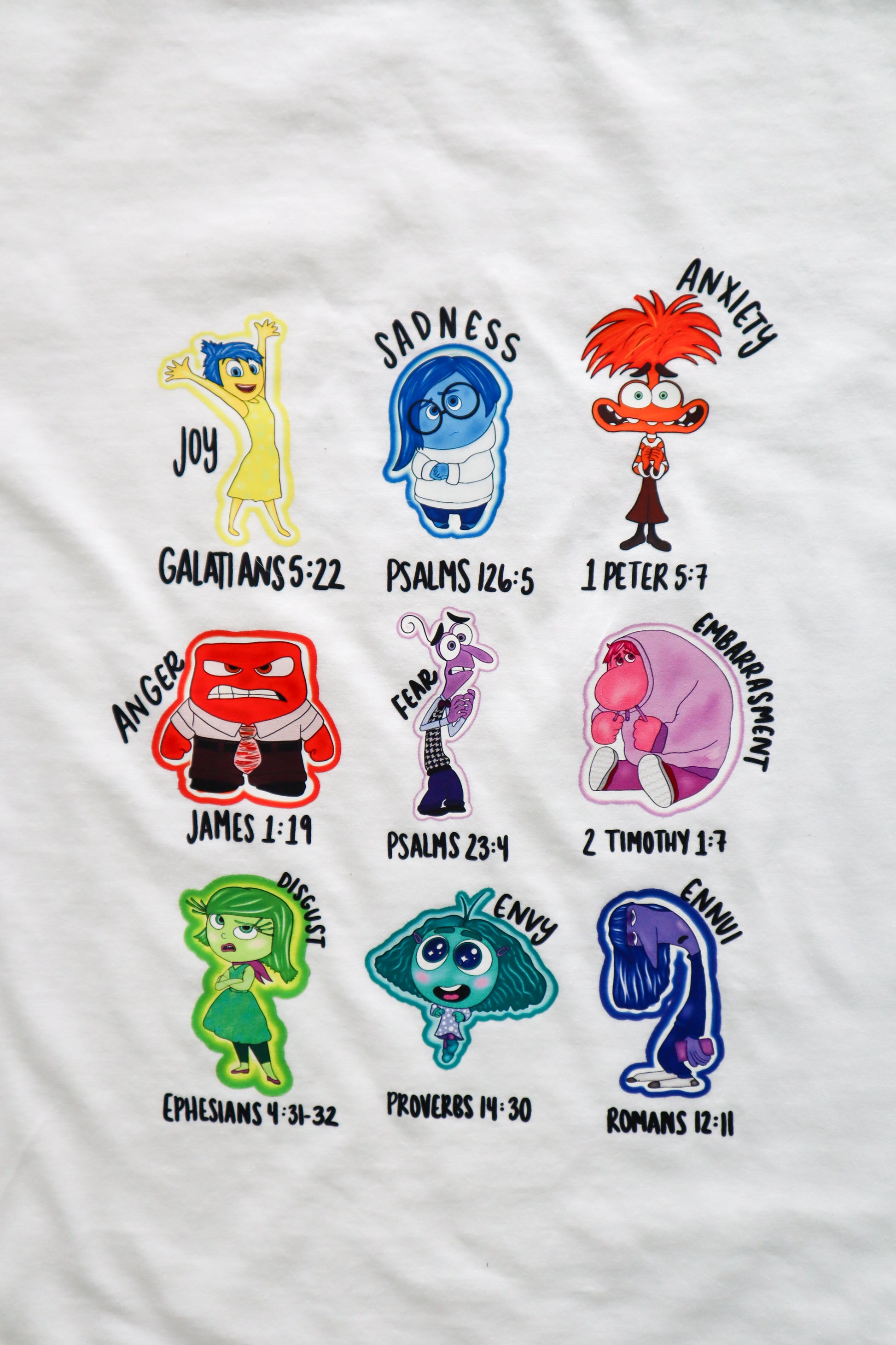 Inside Out Verses Adult/Kids Shirt