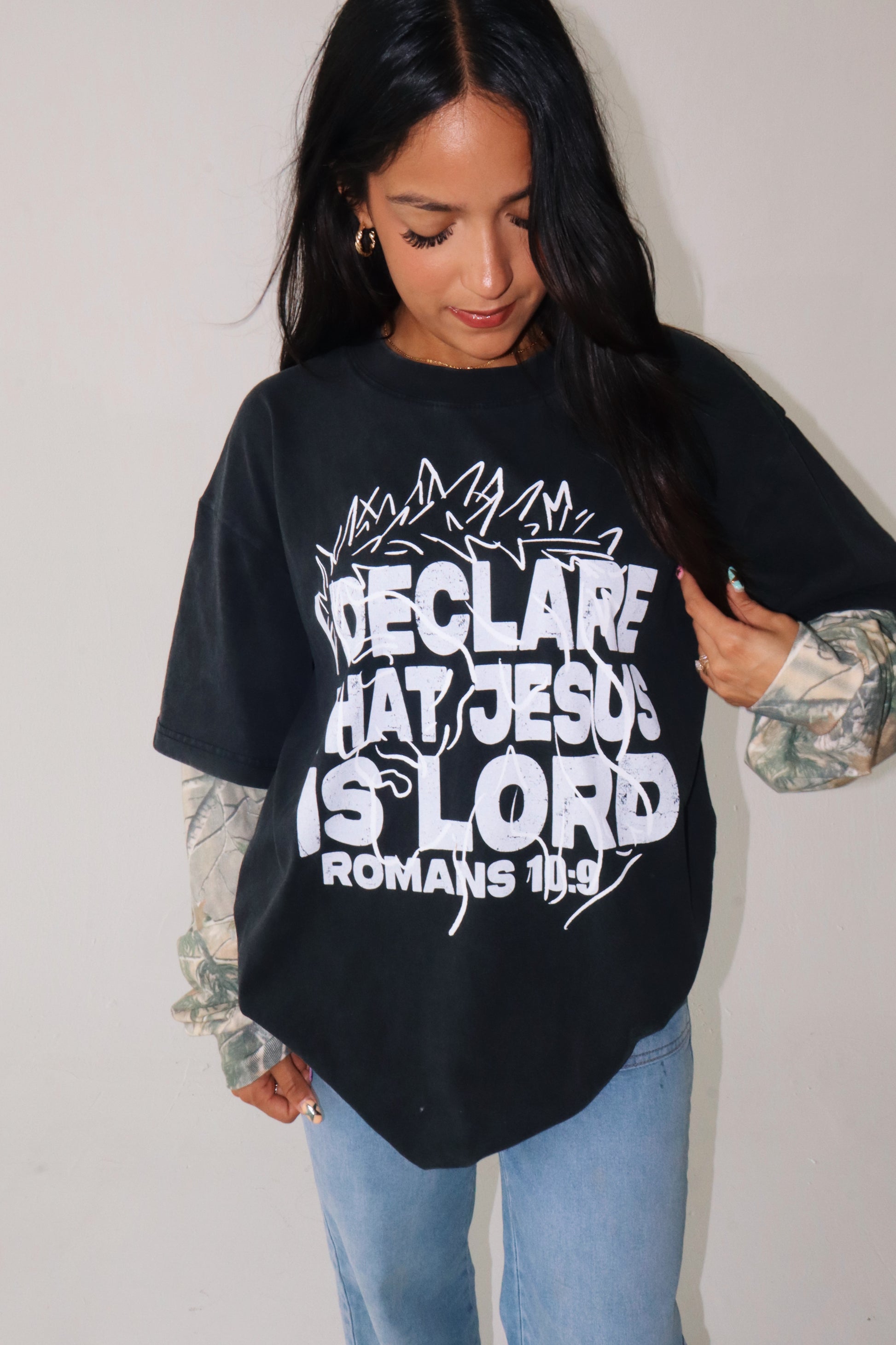 Jesus is Lord Camo Long Sleeve