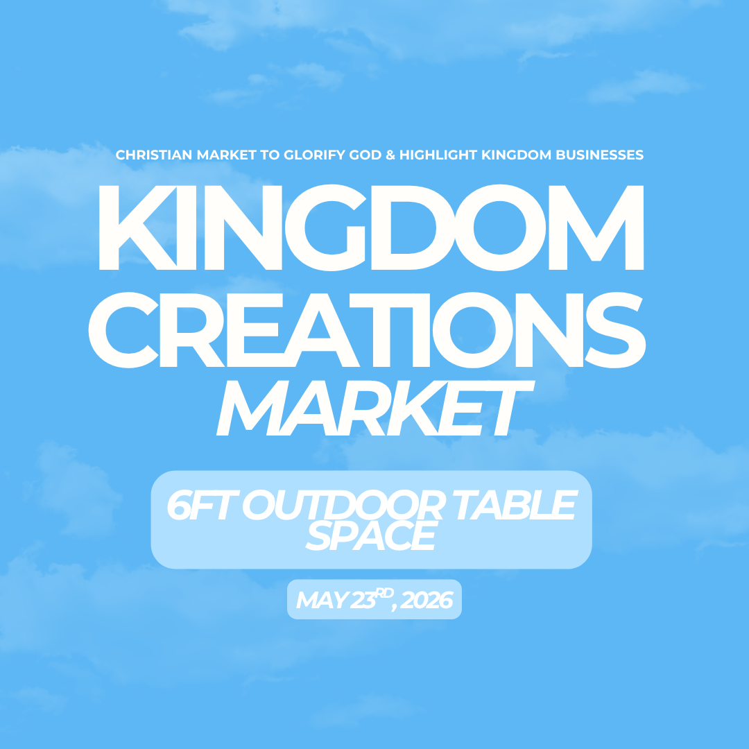 Kingdom Creations May 23rd Market 6ft Outdoor Table Space