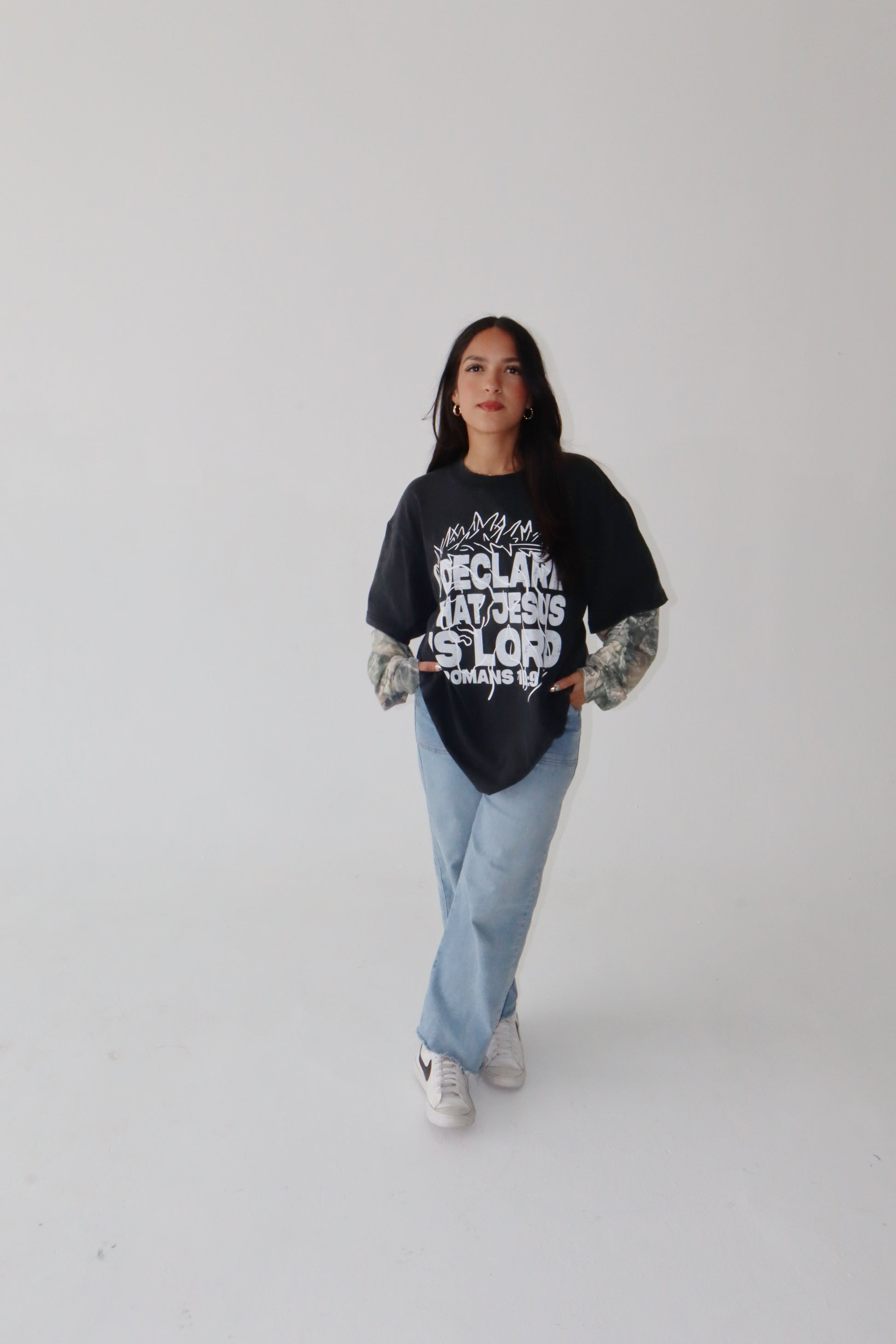 Jesus is Lord Camo Long Sleeve