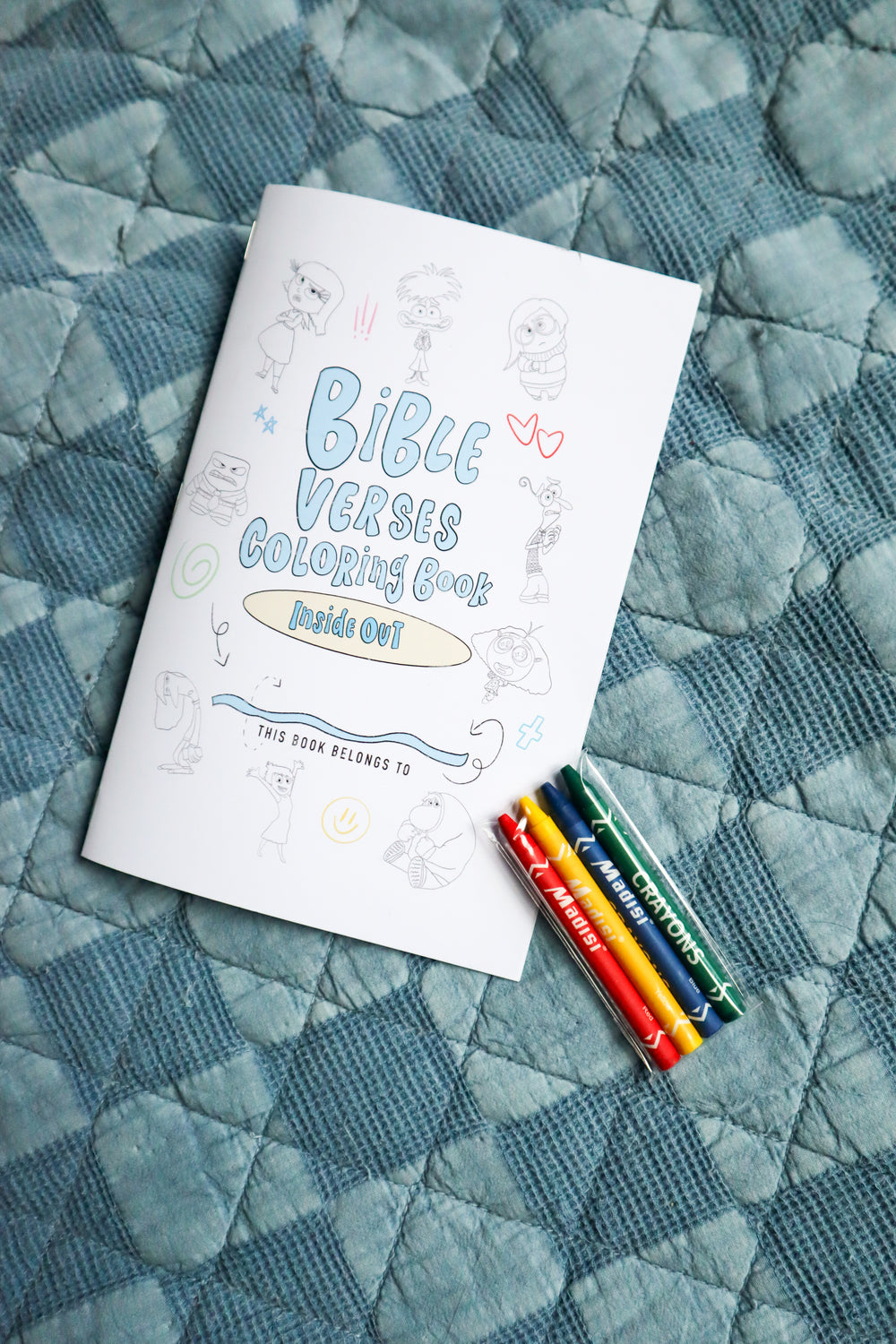 InsideOut BIBLE Verse *COLORING PAGES* DIGITAL DOWNLOAD