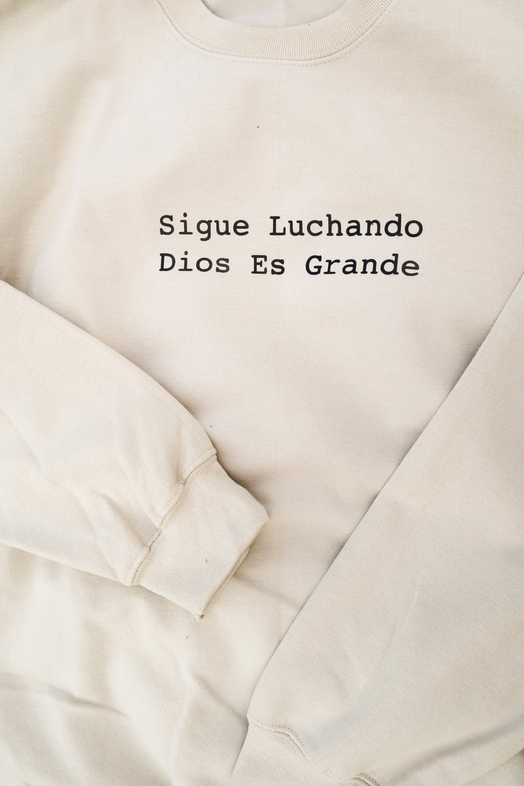 Sigue Luchando Sweatshirt Sand/Black