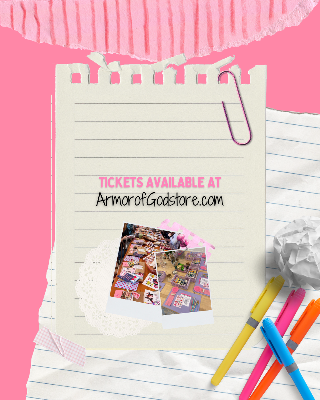 Jesus & Junk Journaling Ticket