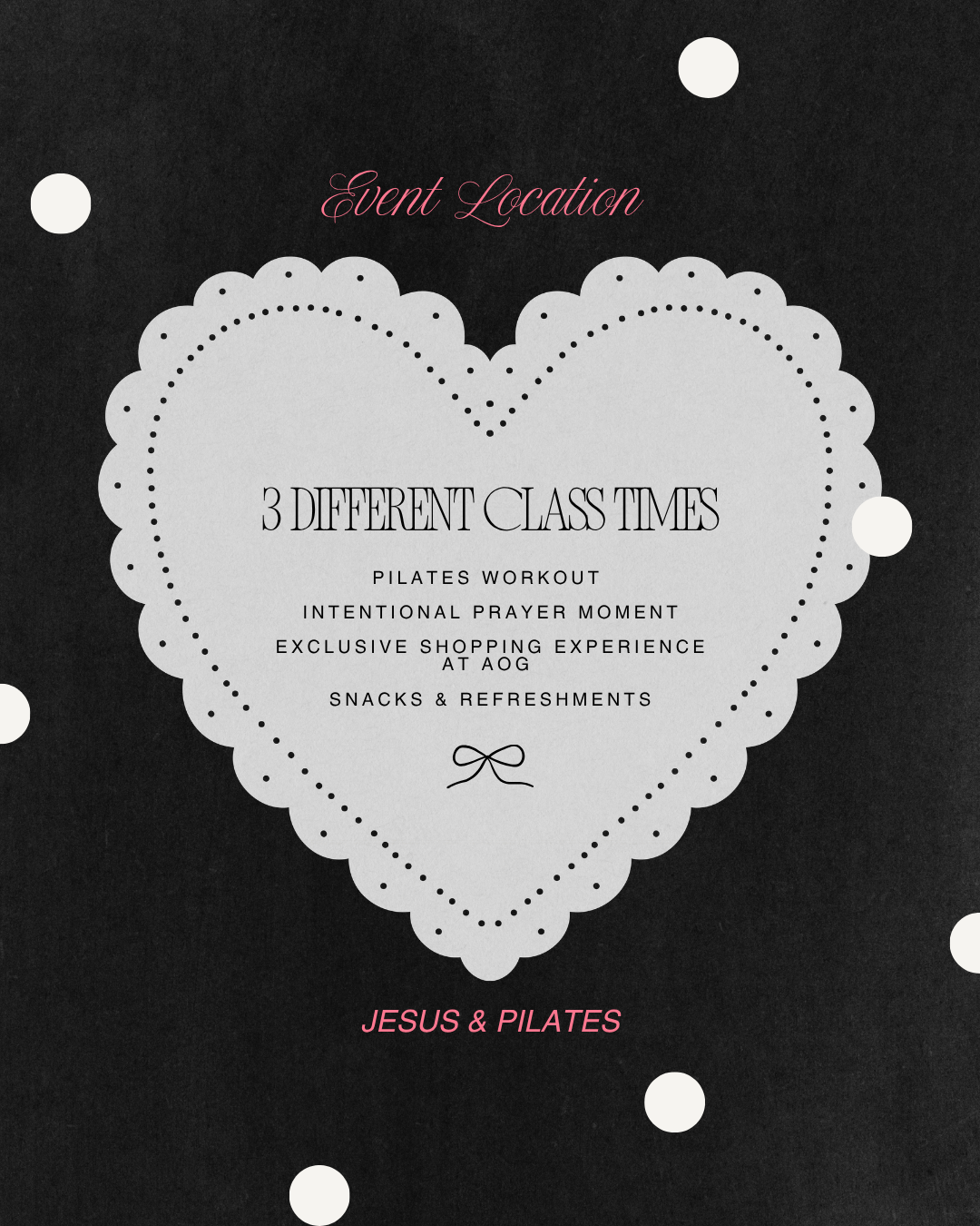 Jesus & Pilates: Prayer Night June 18th Ticket
