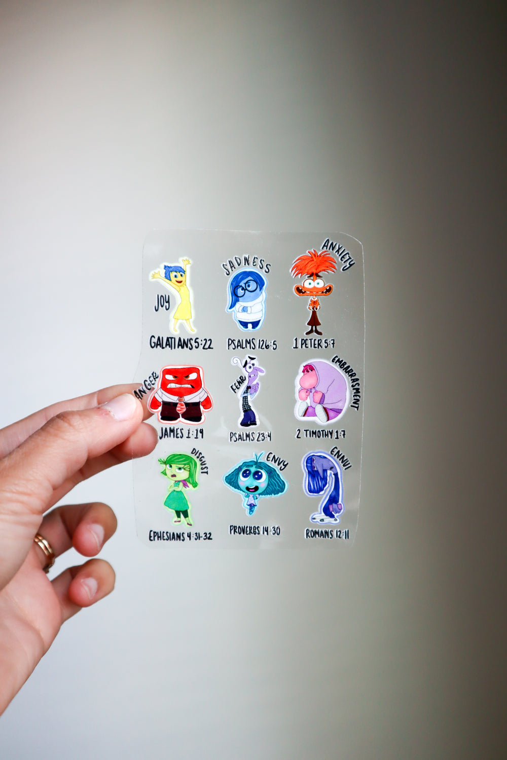 Inside Out Bible Verse Stickers