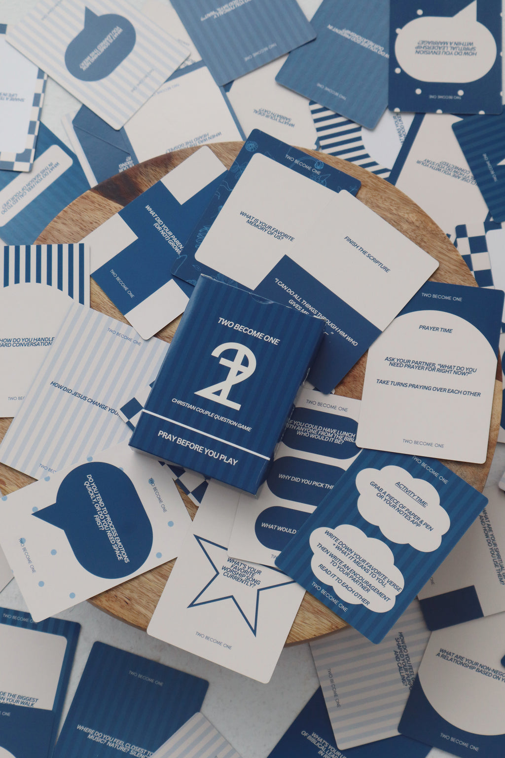 Two Become One: Christian Couple Card Game