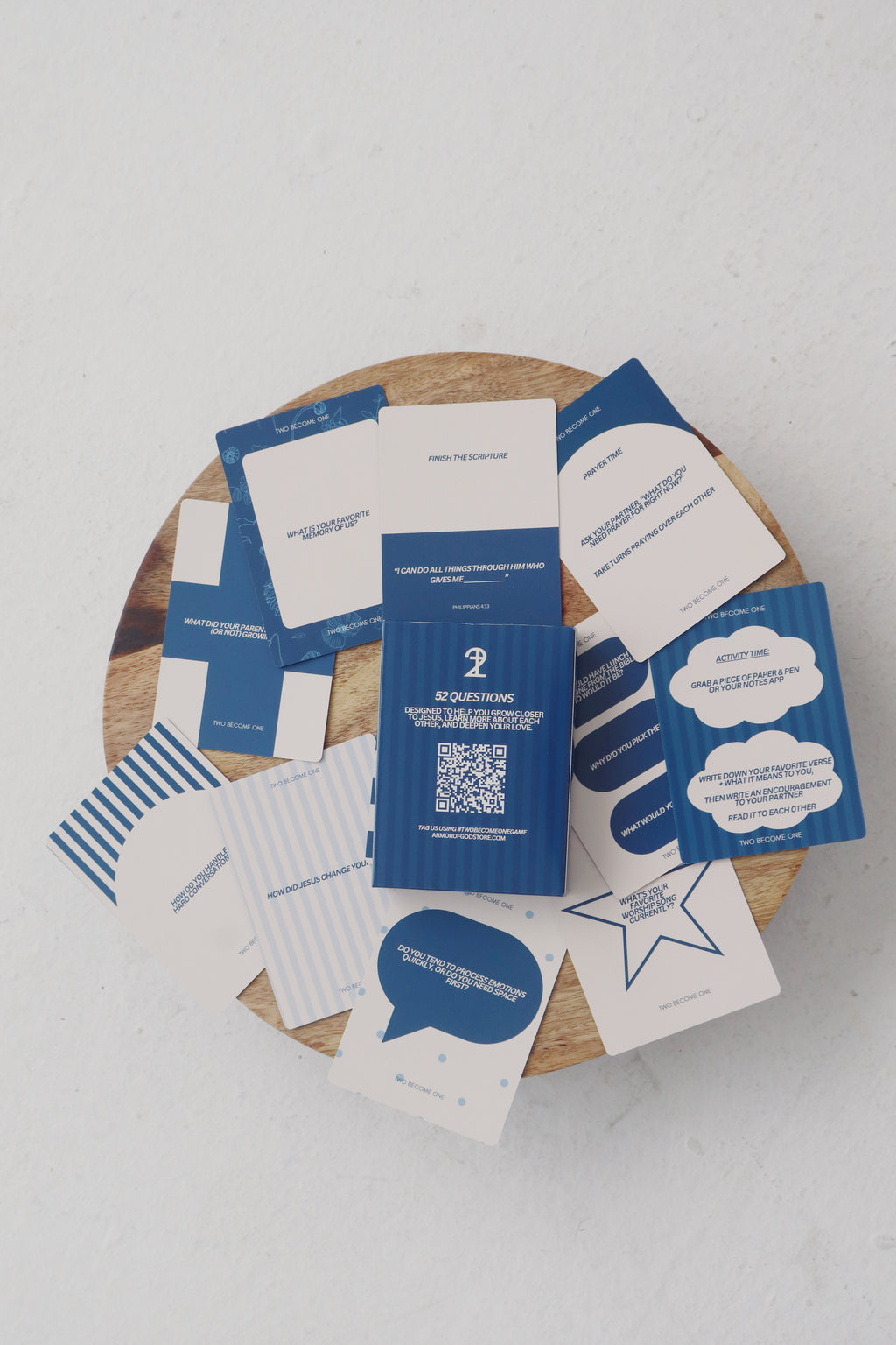 Two Become One: Christian Couple Card Game