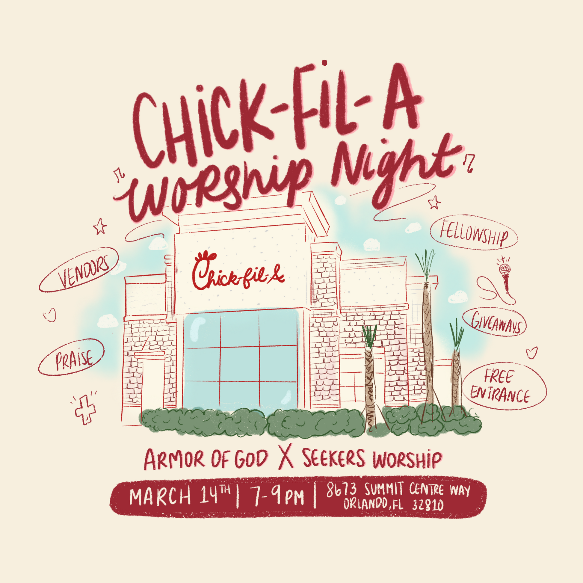 CFA Worship Night Vendor