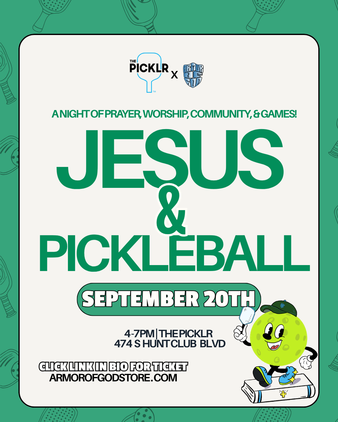 Jesus & Pickleball Ticket