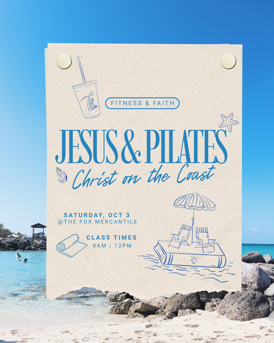 Jesus & Pilates: Christ On The Coast 10/3 Ticket