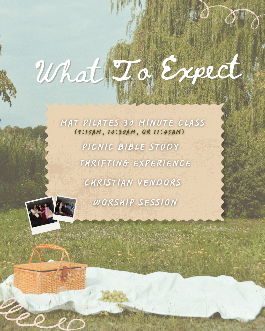 Praise & Pilates Picnic Event Ticket