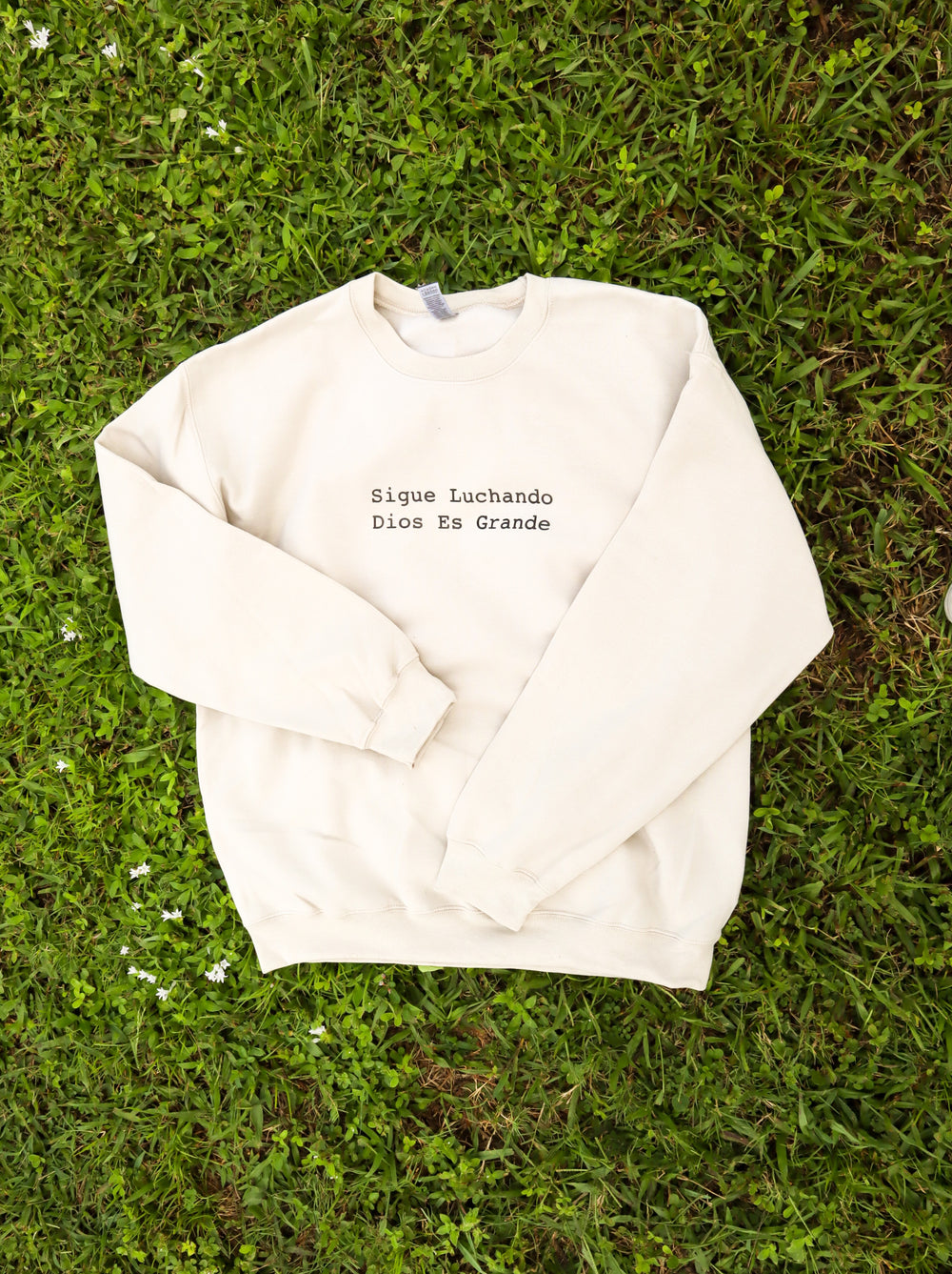 Sigue Luchando Sweatshirt Sand/Black