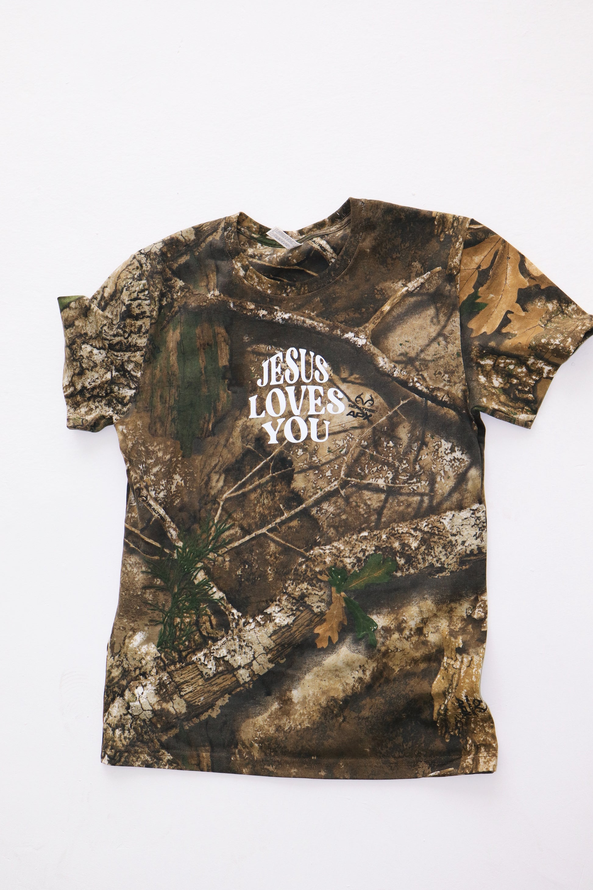 ‘Jesus Died 4 Me’ Camo Shirt