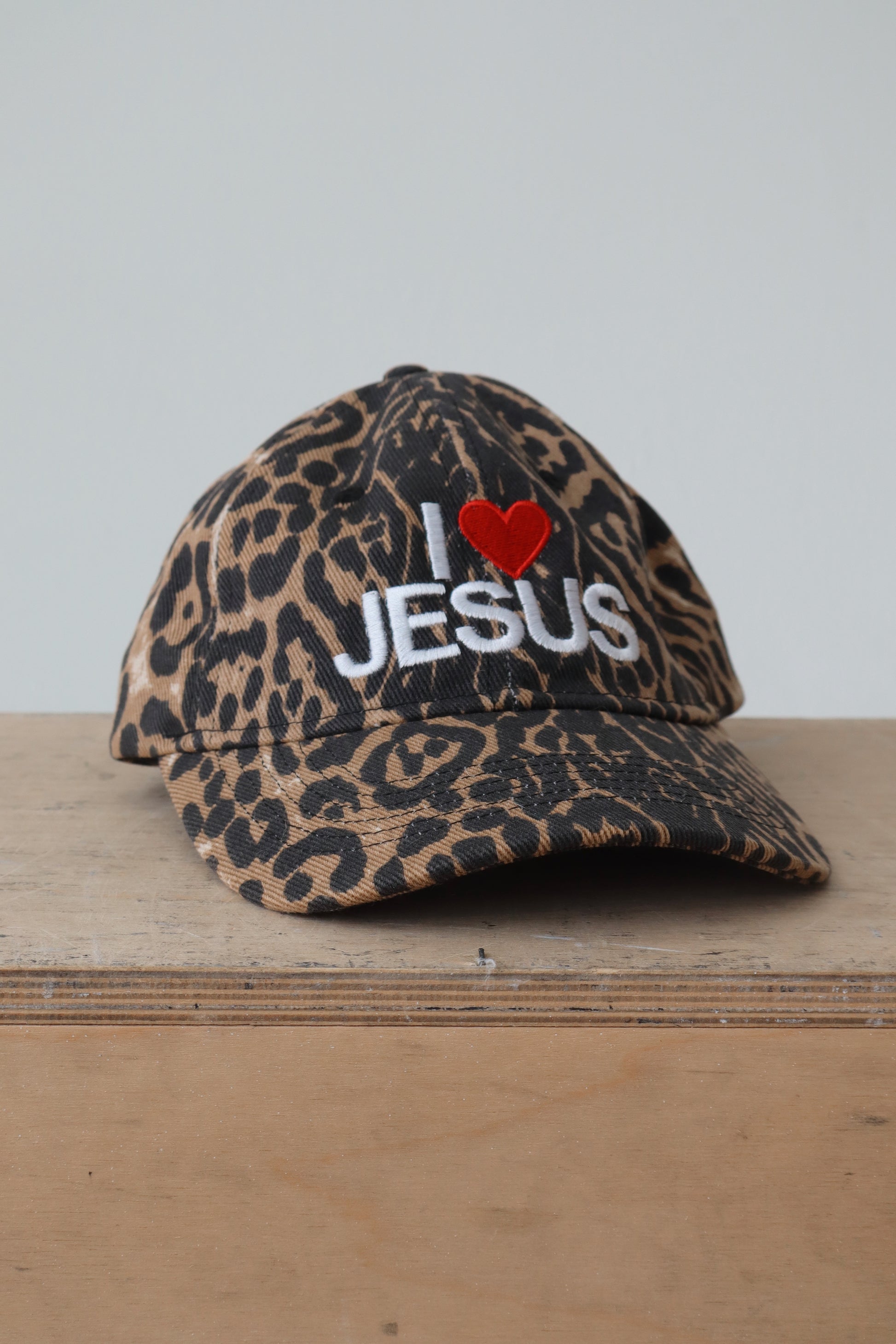 I love Jesus Cheetah Hat
