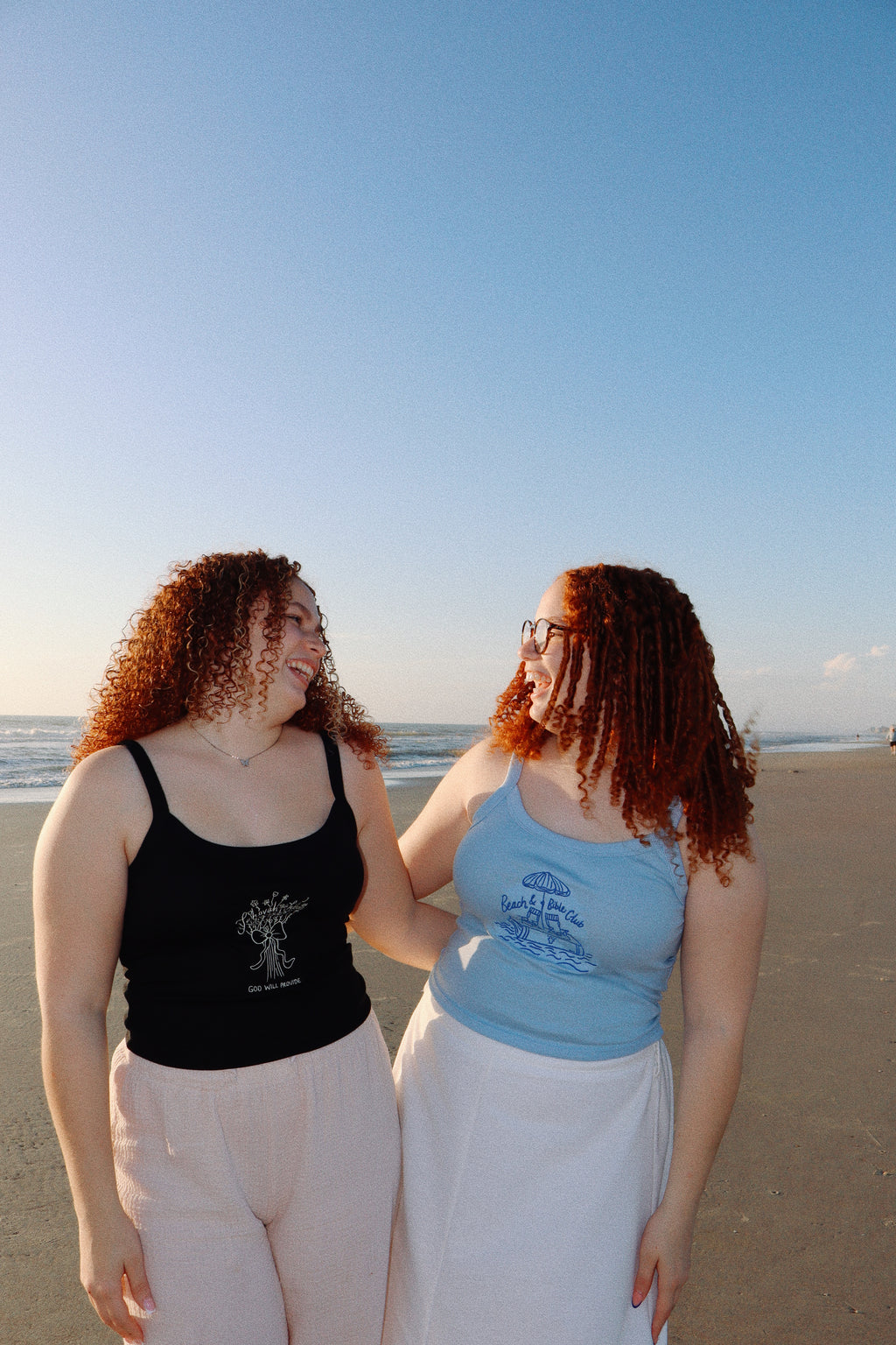 Bible Beach Club Blue Tank