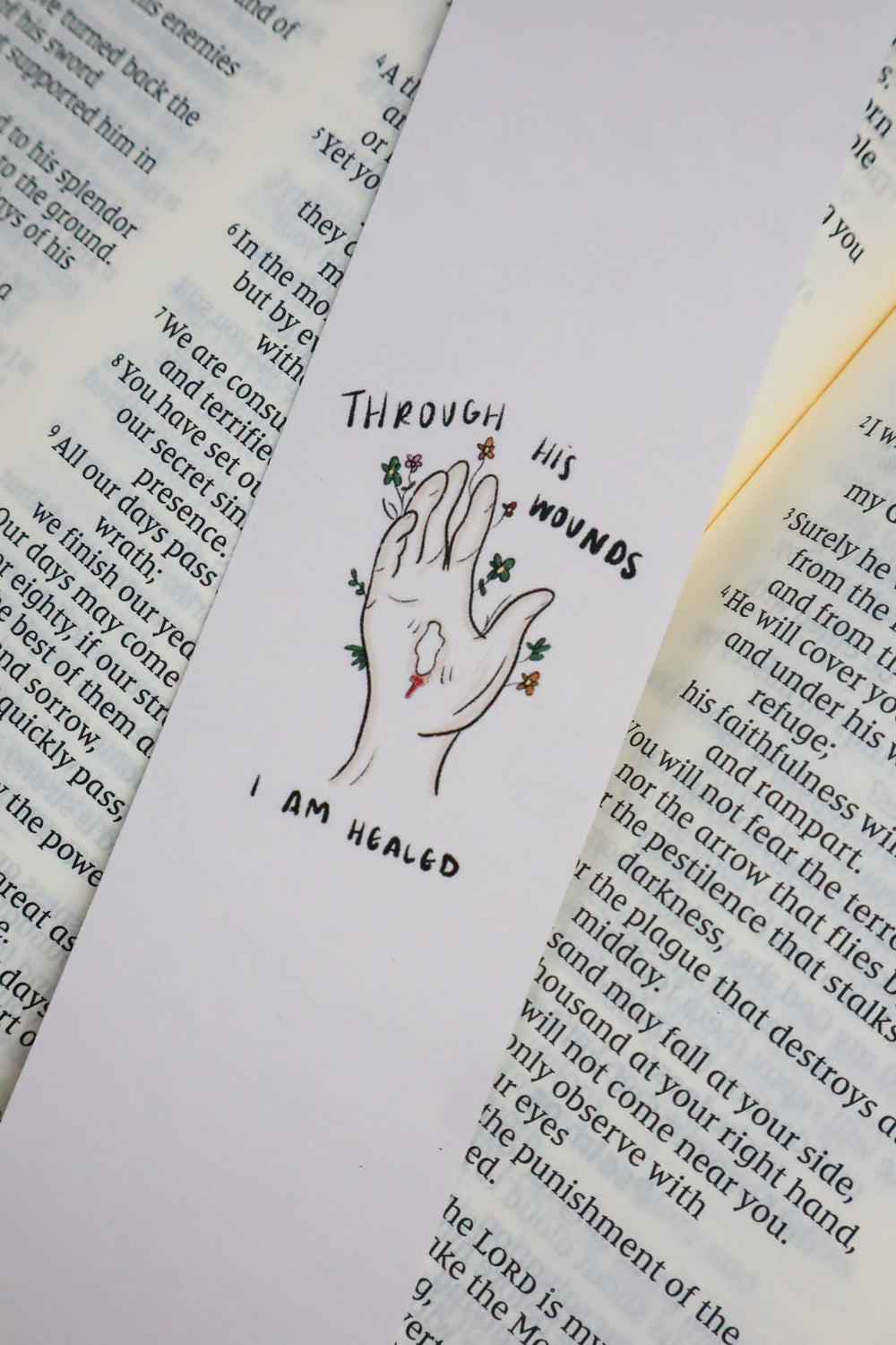I am Healed Bible Bookmark