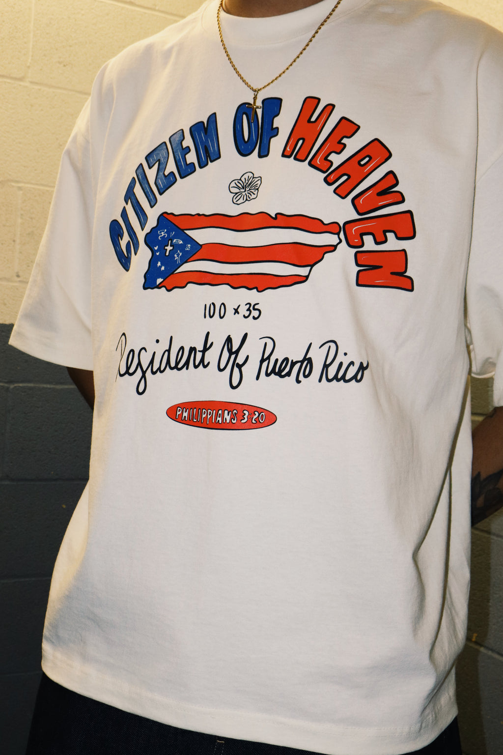 ‘Resident of Puerto Rico’ Boxy Shirt