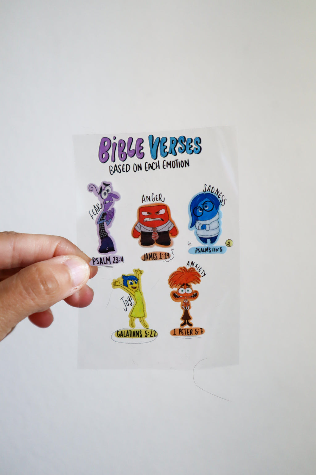 Inside Out Bible Verse Stickers