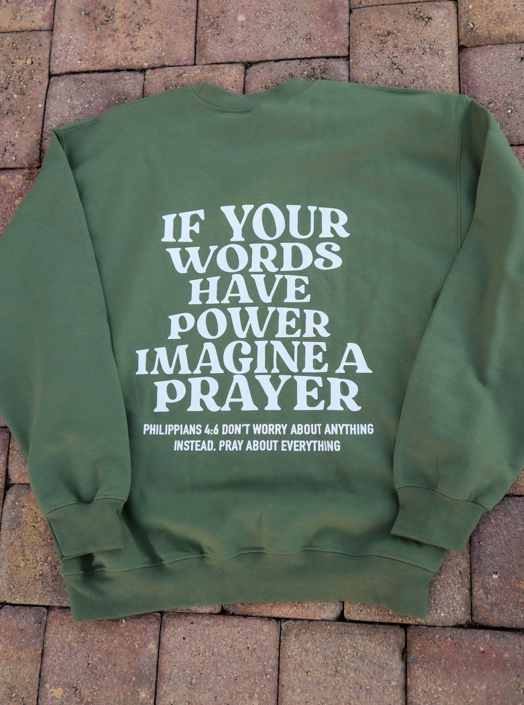Pray First Sweatshirt