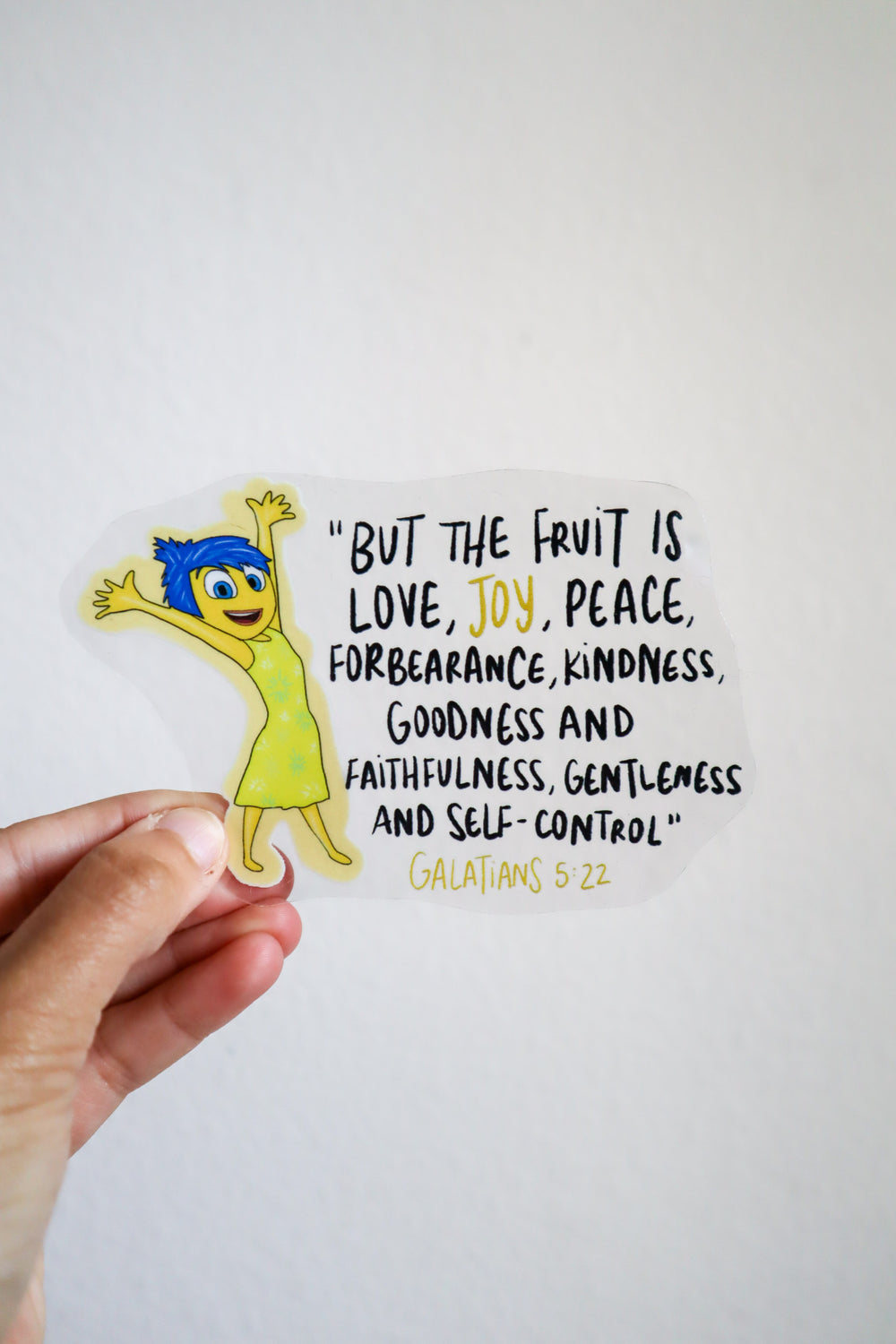 Inside Out Bible Verse Stickers