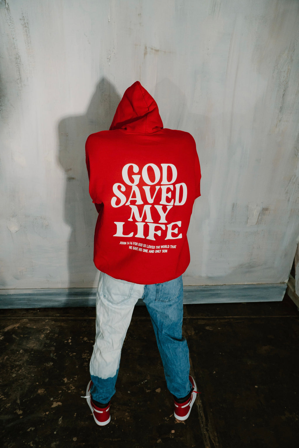 God Saved My Life Hoodie (Red)