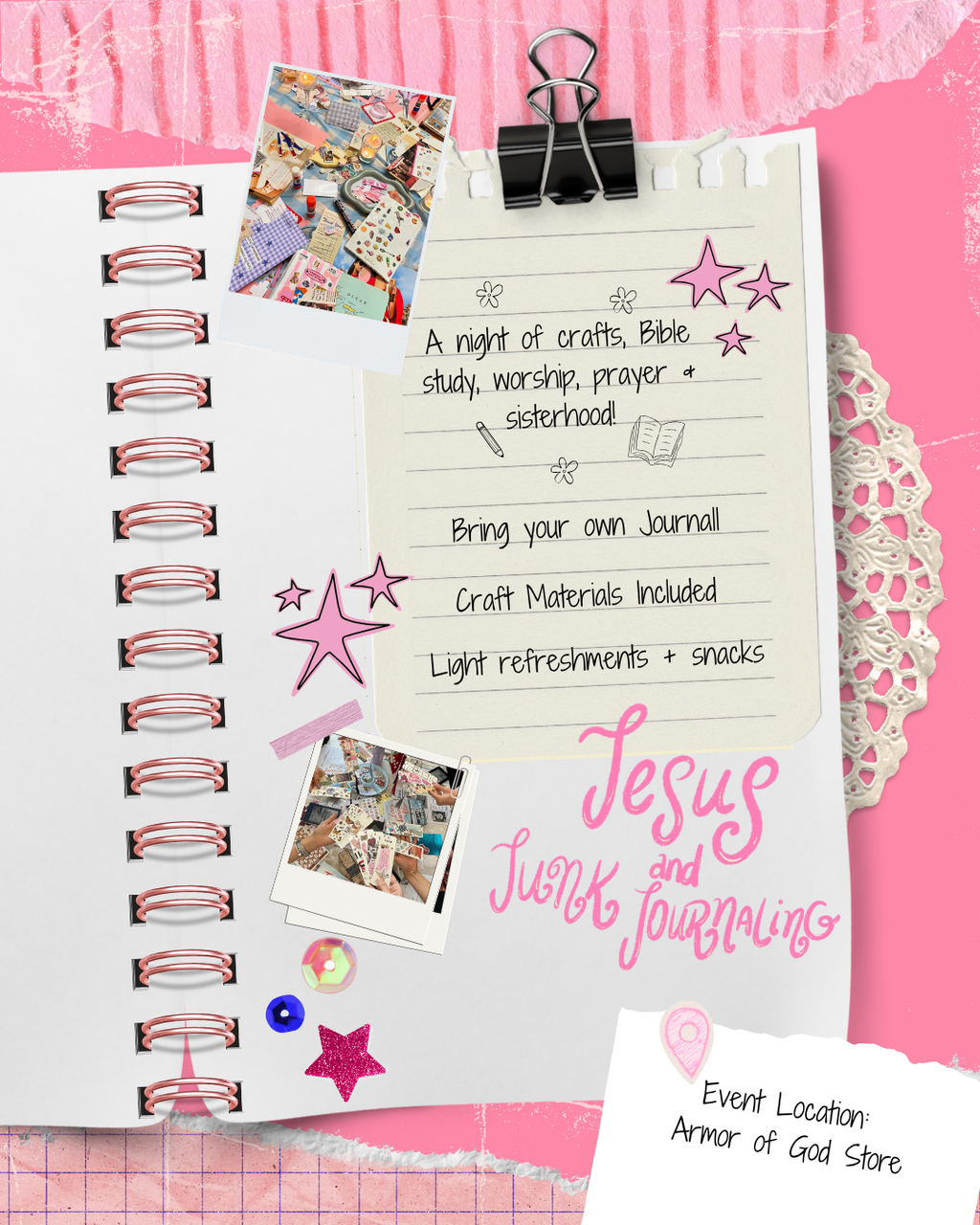 Jesus & Junk Journaling Ticket