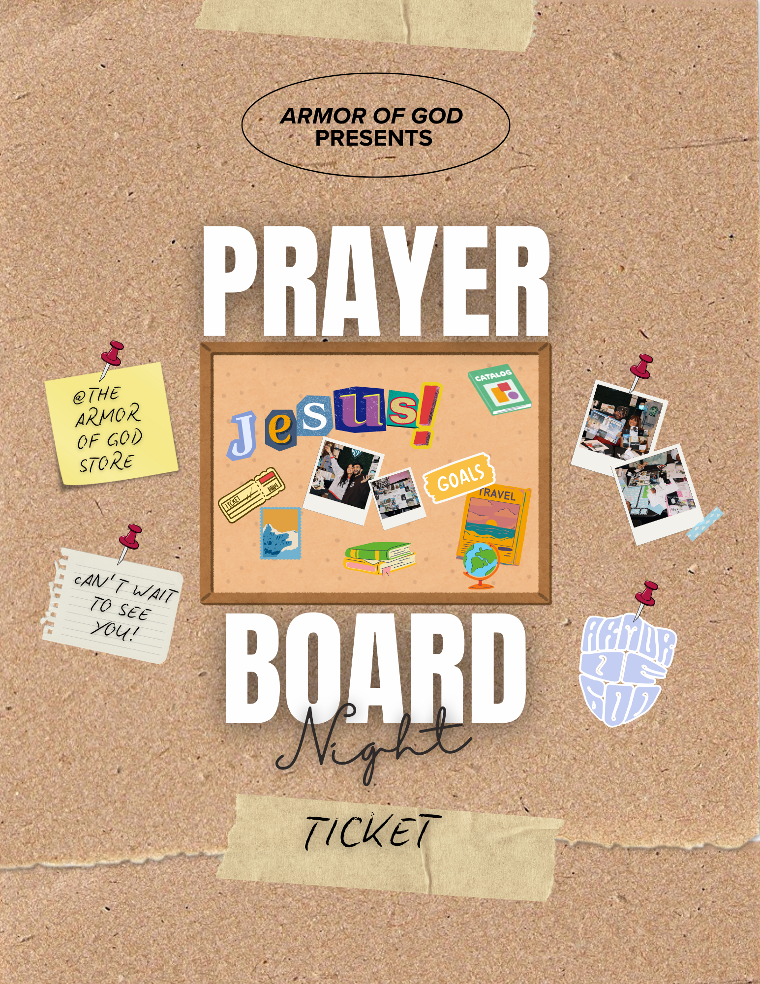 Prayer Board Night Ticket (Jan 30, 2026)