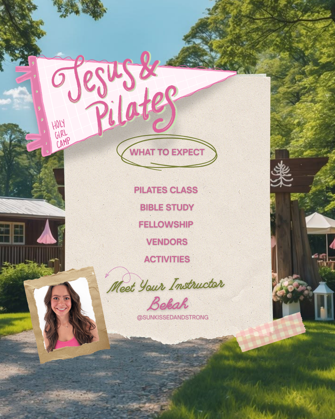 Jesus & Pilates 9/19: Holy Girl Camp Ticket 🏕️